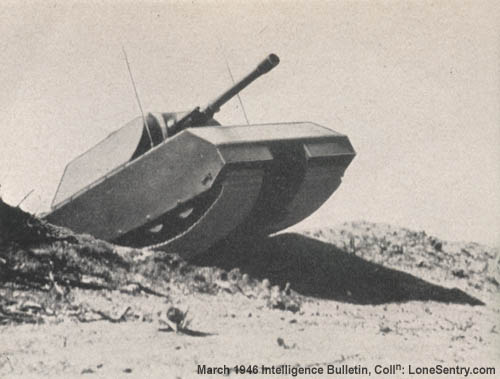 [German engineers, concerned over the effect of turns upon track performance, made this electric-powered, remote controlled, large-scale wooden replica.]